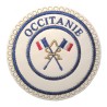 Badge / Macaron GLNF – Petite tenue provinciale – Passé Grand Porte-Etendard – Occitanie – Brodé machine