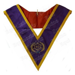 Masonic collar – Memphis-Misraim – 97th degree – Machine embroidery
