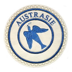 Masonic badge – Provincial Grand Rank Undress – Grand Expert – Austrasie – Machine embroidery
