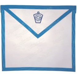Leather Masonic apron – Rite York – La Marque – Maître