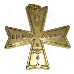 Masonic jewel – Rite of Strict Observance (RSO) – Order cross