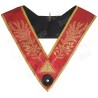 Masonic collar – Grand French Chapter – Suprême Commandeur d'Honneur – Machine embroidery