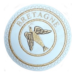 Badge GLNF – Grande tenue provinciale – Grand Expert – Bretagne – Machine embroidery