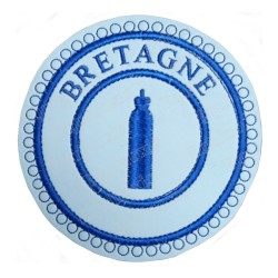 Badge GLNF – Petite tenue provinciale – Junior Warden – Bretagne – Machine embroidery