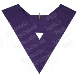 Masonic collar – Rite York – Passé Maître Immédiat – Purple
