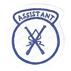 Badge GLNF – Petite tenue nationale – Assistant Grand Directeur des Cérémonies – Hand embroidery