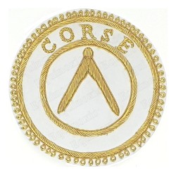 Badge GLNF – Grande tenue provinciale – Grand Inspecteur – Corse – Hand embroidery