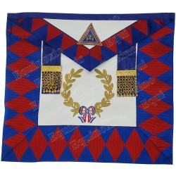 Leather Masonic apron – Holy Royal Arch – Grand Officer – Machine embroidery
