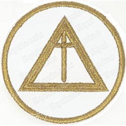 Masonic badge – Holy Royal Arch – National Officer – Grand Gardien – Machine embroidery