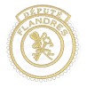 Badge / Macaron GLNF – Grande tenue provinciale – Député Grand Secrétaire – Flandres - Brodé machine