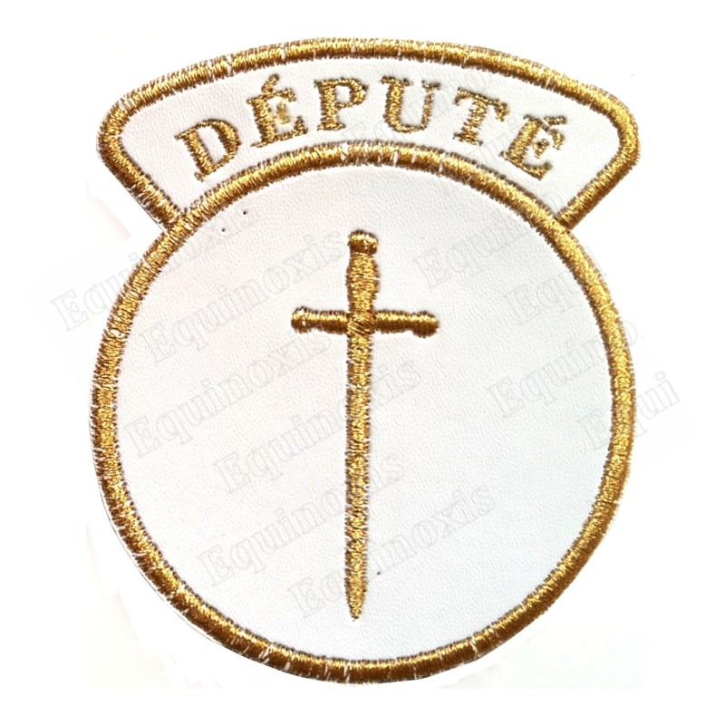 Badge / Macaron GLNF – Grande tenue nationale – Député Grand Tuileur – Brodé machine