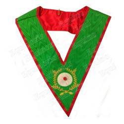 Masonic collar – RSR – Saint Andrew's Master (MESA) – Grand Officer – Hand embroidery