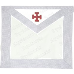 Fake-leather Masonic apron – Scottish Rite (AASR) – 31st degree – Cross potent