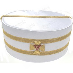 Masonic hard hat – Scottish Rite (AASR) – 33rd degree – SCPLF – Hand embroidery – Size 56